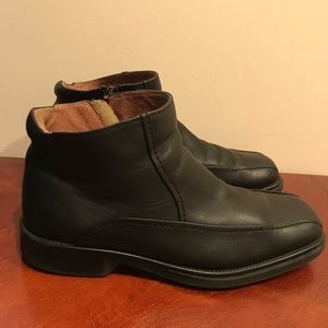 Mens Sz 9.5 Bostonian Current Black Boots